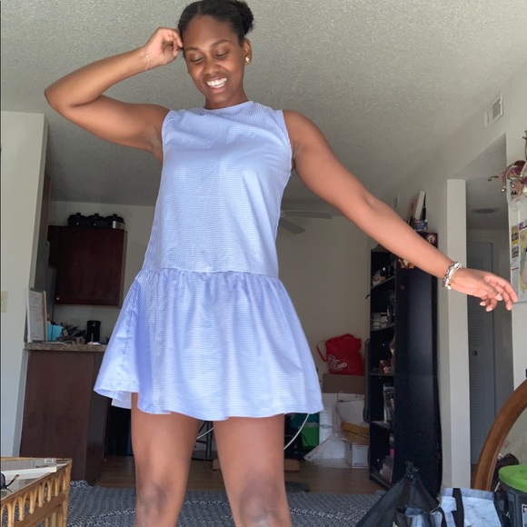 drop waist dress boohoo